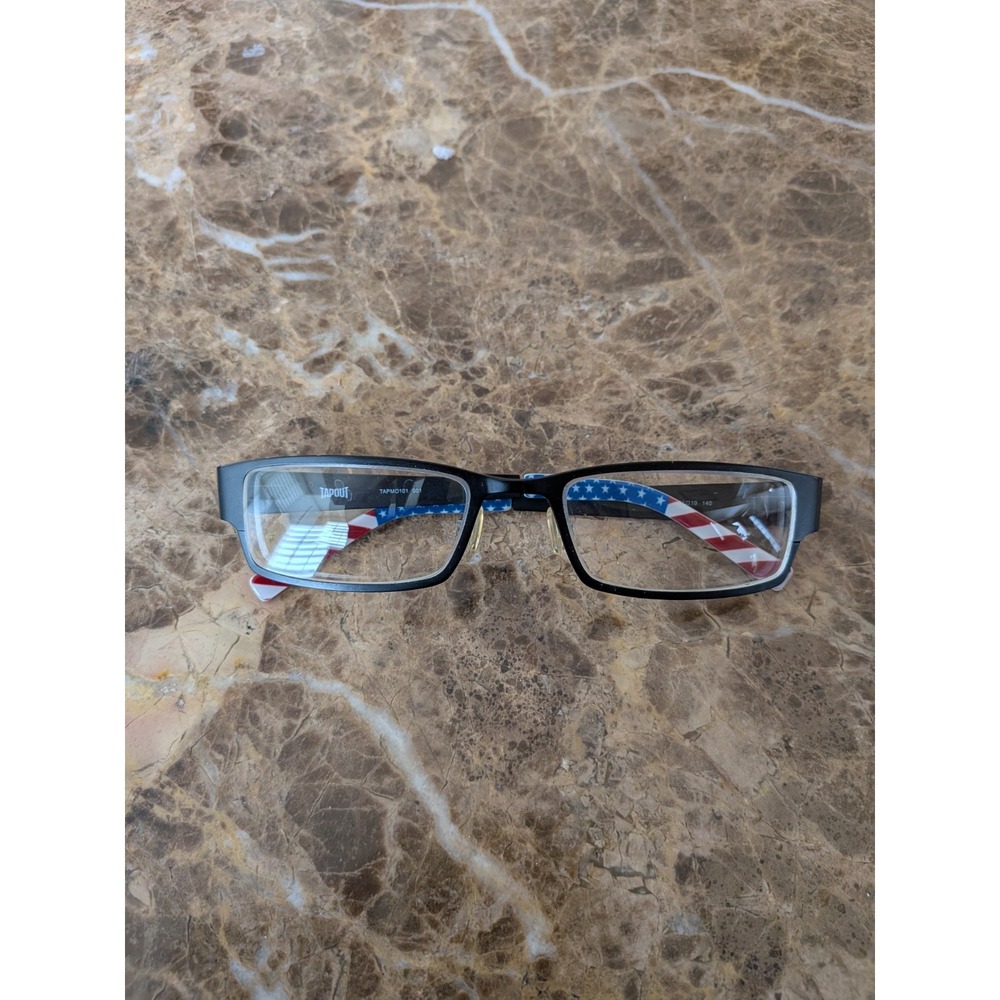 TAPOUT TAPMO101 EYEGLASS FRAME/EYEWEAR AMERICAN FLAG PATTERN PATRIOTIC DESIGN